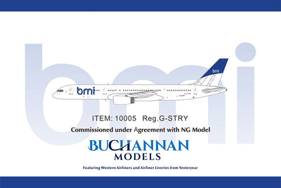 NG Models 1:400 bmi - British Midland Boeing 757-200 G-STRY 10005