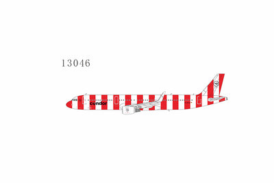 NG Models 1:400 Condor Airbus A321-200/w D-ATCG (Passion Red stripes) 13046