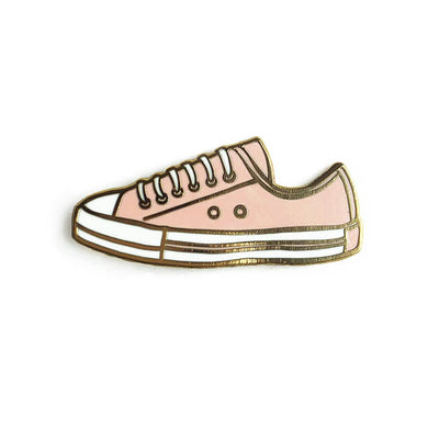 Pink Sneaker Fashion Lapel Pin