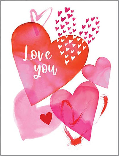 Valentine Heart Bunch Card