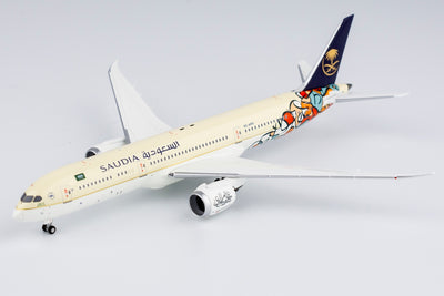 NG Models 1:400 Saudi Arabian Airlines Boeing 787-9 Dreamliner HZ-AR13 (Year of Arabic Calligraphy 2021) 55078
