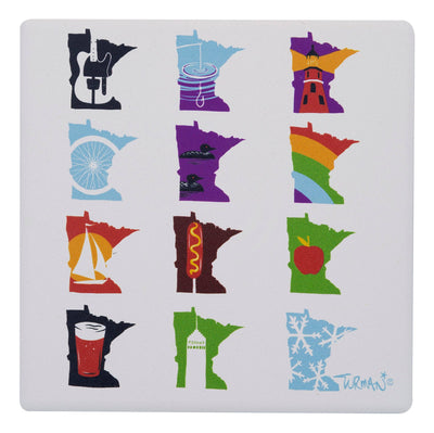 Minnesota Months Coaster