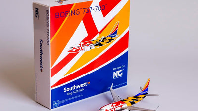 NG Models 1:400 Southwest Airlines Boeing 737-700/w N214WN "Maryland One Livery, Heart One Tail" 77007