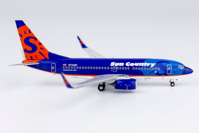 NG Models 1:400 Sun Country Airlines Boeing 737-700/w N714SY (Delivery colors) 77012