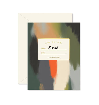 Birthday Stud Journal Greeting Card