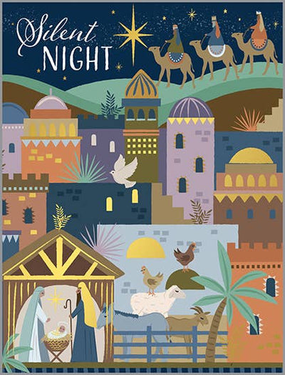 Silent Night Christmas Cards (Box of 10)
