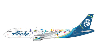 GeminiJets 1:200 Alaska Airlines Airbus A320-200 N854VA "Fly With Pride" G2ASA1047