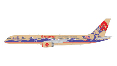 GeminiJets 1:200 America West Airlines B757-200 N902AW “Teamwork Coast to Coast” G2AWE967