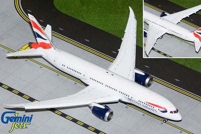 GeminiJets 1:200 British Airways Boeing 787-8 G-ZBJG (Flaps Down) G2BAW1120F