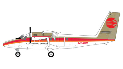 GeminiJets 1:200 Continental Express de Havilland Canada DHC-6-300 Twin Otter N24RM G2COA1038