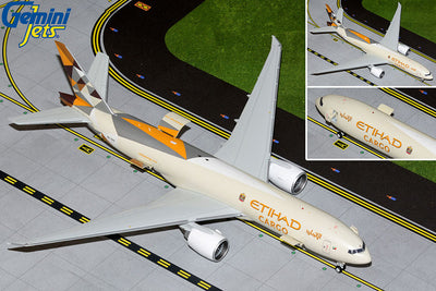 GeminiJets 1:200 Etihad Cargo Boeing 777F A6-DDE (Interactive Series) G2ETD955