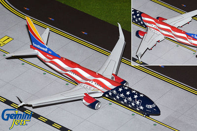GeminiJets 1:200 Southwest Airlines Boeing 737-800 N500WR "Freedom One" (Flaps Down) G2SWA1042F