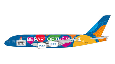 GeminiJets 1:200 Emirates Airbus A380-800 A6-EEW “Dubai Expo/Be Part of the Magic” G2UAE1150