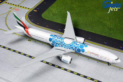 GeminiJets 1:200 Emirates Boeing 777-300ER A6-EPK "Blue Expo 2020" G2UAE776