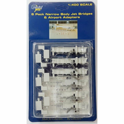 GeminiJets 1:400 Narrowbody Jet Bridges (Set of 6) GJARBRDG1