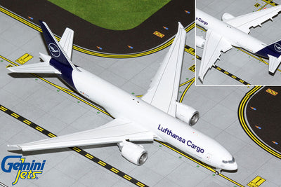 GeminiJets 1:400 Lufthansa Cargo Boeing 777-200LRF D-ALFA (Flaps Down) GJDLH2126F