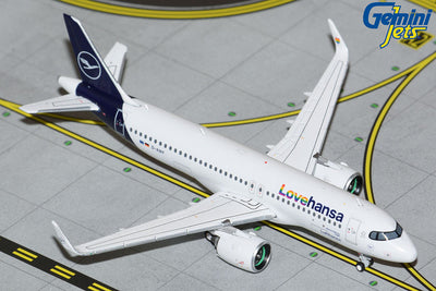 GeminiJets 1:400 Lufthansa Airbus A320neo D-AINY "Lovehansa" GJDLH2168