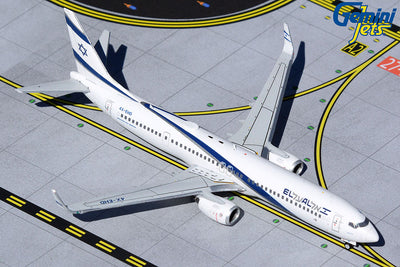 GeminiJets 1:400 El Al Israel Airlines B737-900ER 4X-EHD "Peace Titles" GJELY1956