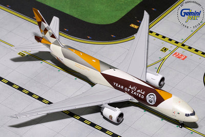 GeminiJets 1:400 Etihad Cargo B777F “Sheik Zayed” A6-DDE GJETD1812