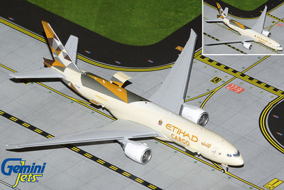 GeminiJets 1:400 Etihad Cargo Boeing 777-200LRF A6-DDE (Interactive Series) *NEW MOULD* GJETD2146