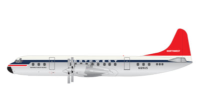 GeminiJets 1:400 Northwest Orient Airlines Lockheed L-188C Electra N128US (Polished) GJNWA2125