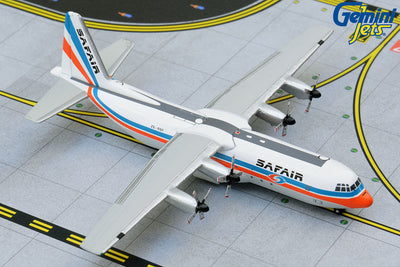 GeminiJets 1:400 Safair Lockheed L-100-30 Hercules ZS-RSF (Old Livery) GJSFR1248