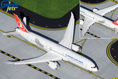 GeminiJets 1:400 Turkish Airlines Boeing 787-9 TC-LLO (Flaps Down) GJTHY2018F