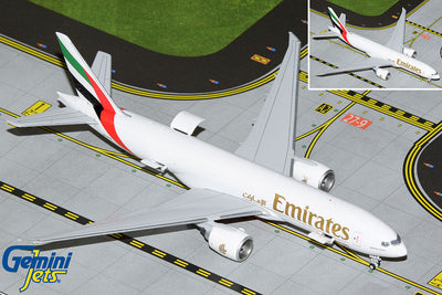 GeminiJets 1:400 Emirates SkyCargo Boeing 777-200LRF A6-EFG (Interactive Series) GJUAE2144
