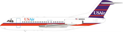 Inflight200 1:200 USAir Fokker F-28-4000 Fellowship N493US With Stand IF28US0319