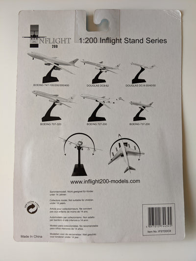 Inflight200 1:200 Display Stand Cradle for McDonnell Douglas DC-8 IFSTAND03