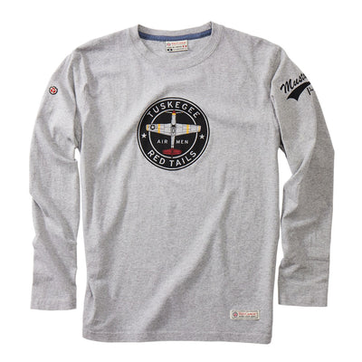 Tuskegee Airmen Long Sleeve Shirt (Grey)