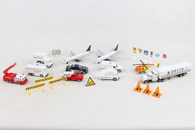Daron Realtoy Delta Air Lines Large Airport Playset RT4992