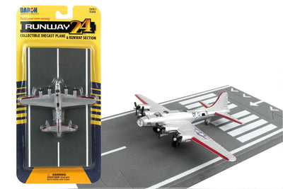 Daron Runway24 1:275 Boeing B-17 (Silver) w/ Runway RW035