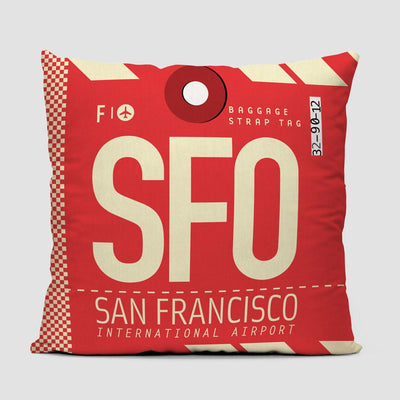 SFO Throw Pillow