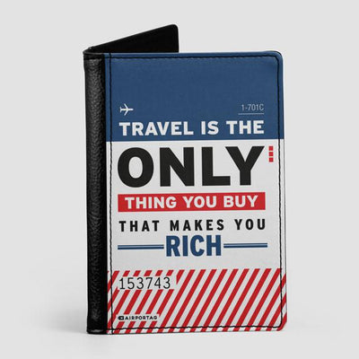 "Travel Is..." Tag Passport Cover
