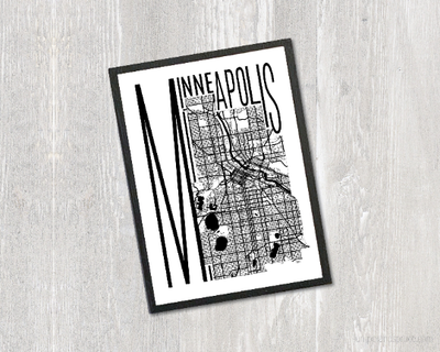 Magnet - Minneapolis Map