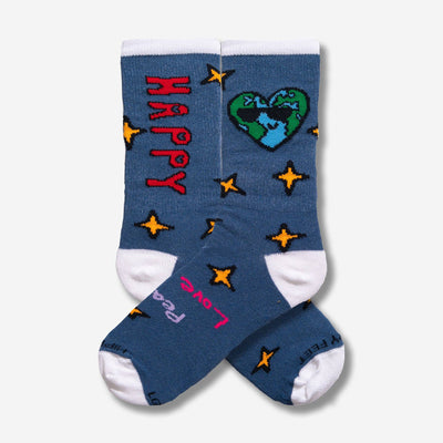 Happy World Collab Socks