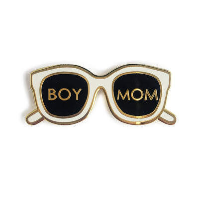 Boy Mom Baby Shower Enamel Pin