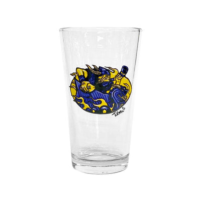 Norsemen Football Pint Glass