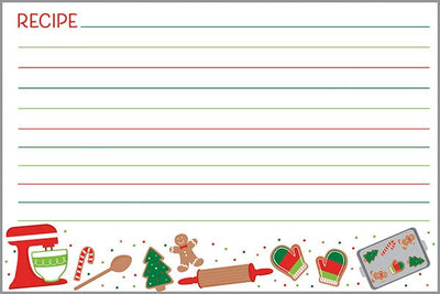 Holiday Baking Recipe Cards