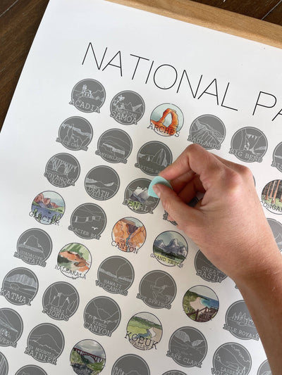 National Parks Bucket List Scratch-Off