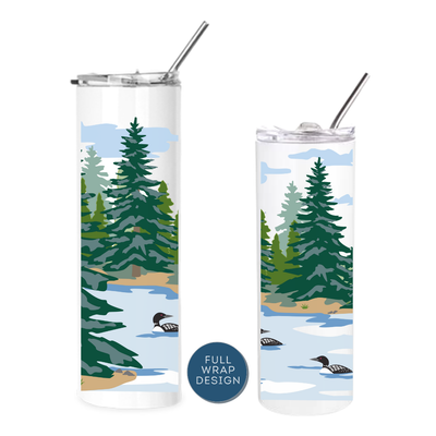 Loon Lake Travel Tumbler
