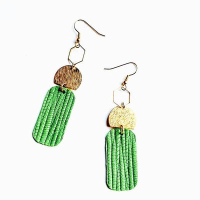 Lucia Suede Statement Earrings