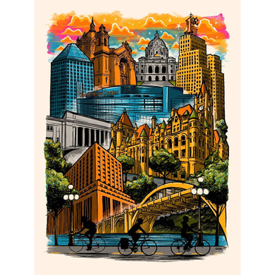 Art Print - Downtown St. Paul Skyline