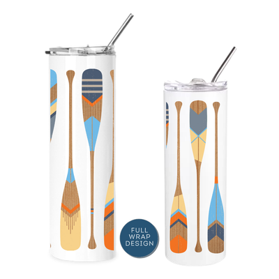 Painted Paddles Travel Tumbler